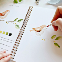 Animals Watercolor Workbook