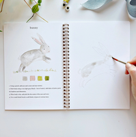 Animals Watercolor Workbook