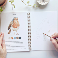 Birds Watercolor Workbook