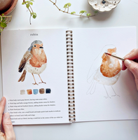 Birds Watercolor Workbook