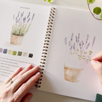 Garden Watercolor Workbook