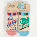 Blue Q Baby Socks - Napping / Poop Machine