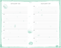 Rainbow One Line A Day Journal