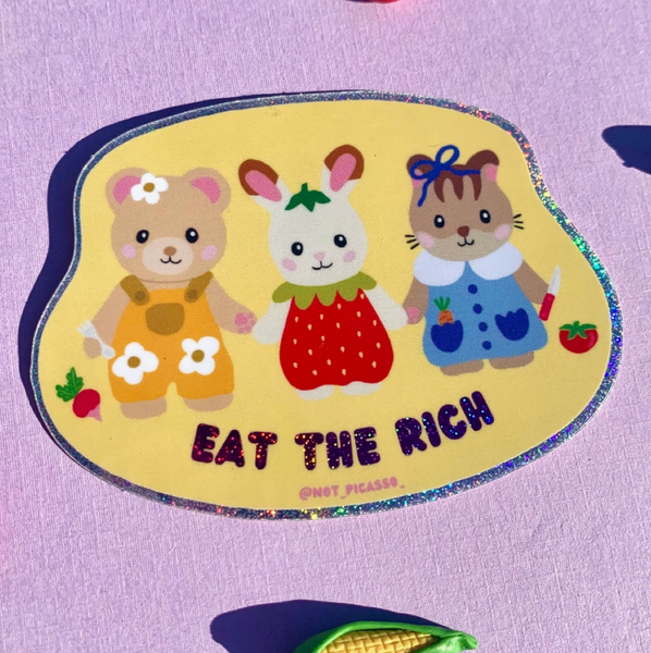 Eat The Rich Sticker