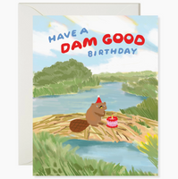 Beaver Dam Good Birthday Card