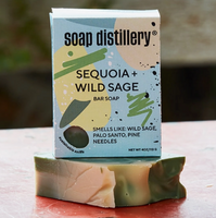 Soap Distillery Bar Soap - Sequoia + Wild Sage