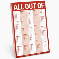 All Out Of List Pad