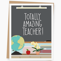 Amazing Teacher Thank You Card