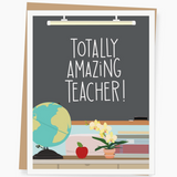 Amazing Teacher Thank You Card