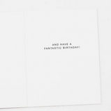 Raccoon Eat Cake Birthday Card