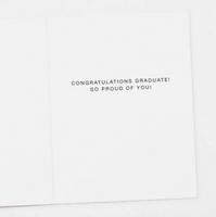 A Girl Should Be Graduation Card