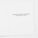 A Girl Should Be Graduation Card