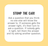 On The Go Amusements: 50 Cool Things To Do In The Car