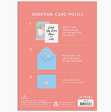 Confetti Birthday Cake Greeting Card Puzzle