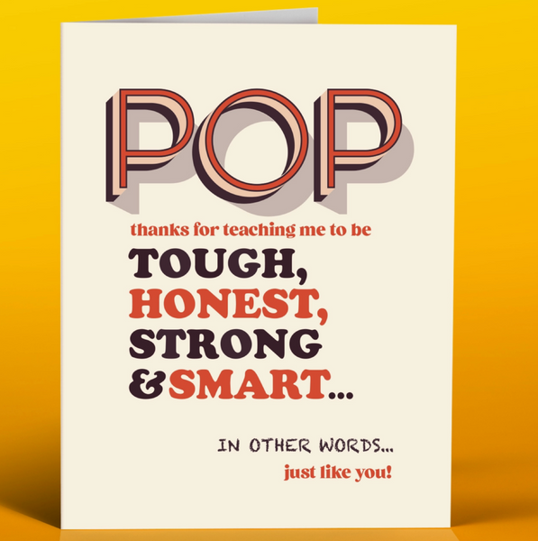 Tough Pop Father's Day Card