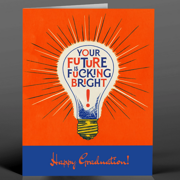 Lightbulb Bright Future Graduation Card