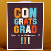 Congrats Smartass Graduation Card