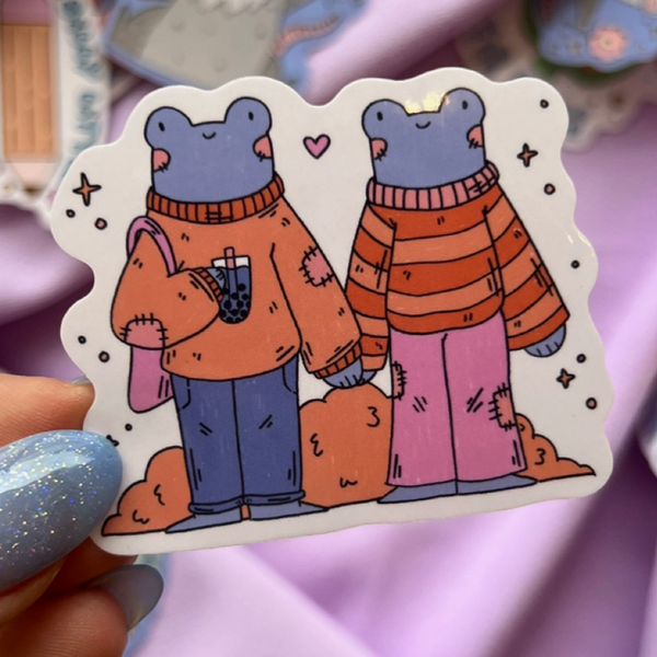 Froggy Friends Sticker