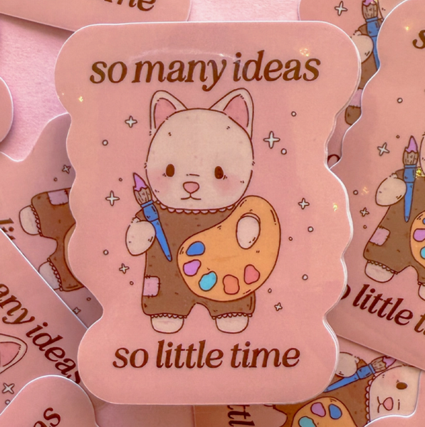 Artist So Many Ideas Sticker