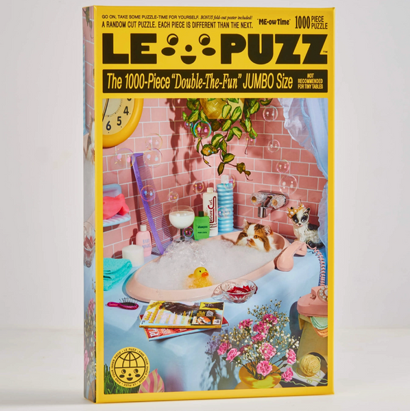Le Puzz 1000 Piece Puzzle - Me-Ow Time