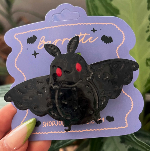 Acrylic Barrette - Mothman
