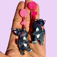 You've Got To Be Kitten Me Earrings