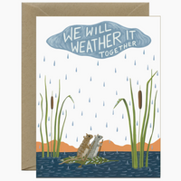 We Will Weather It Together Support/Sympathy Card