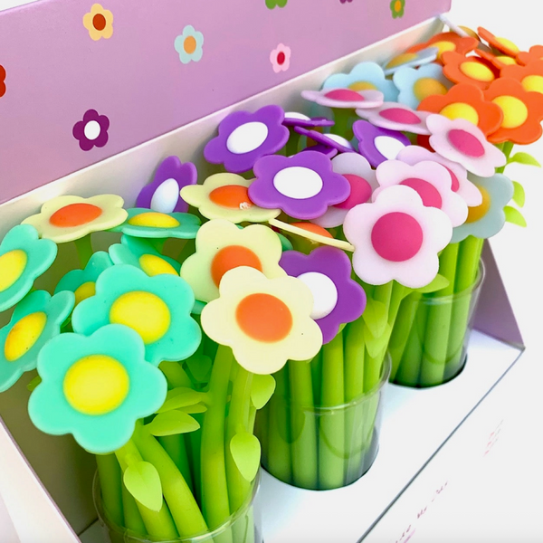 Rainbow Flower Wiggle Gel Pen