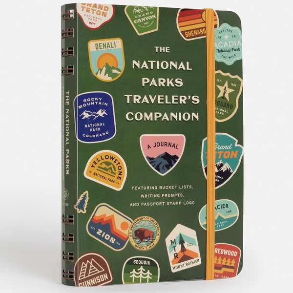 The National Parks Traveler's Companion: A Journal Featuring Bucket Lists, Writing Prompts, and Passport Stamp Logs