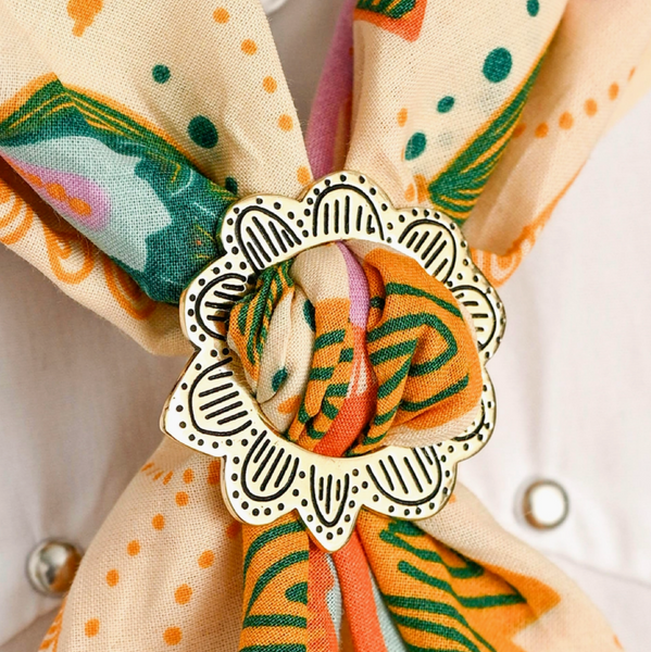 Brass Bandana Slide - Monica