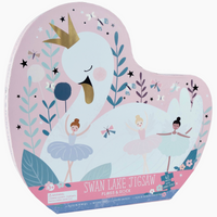 Shaped Kids Puzzle - Enchanted Swan Lake