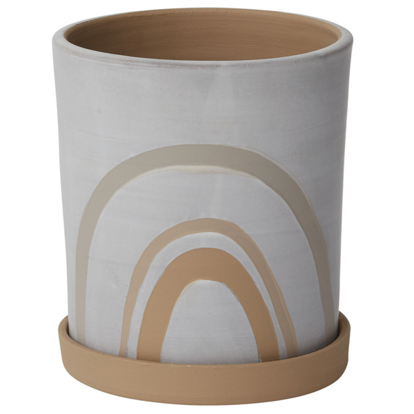 Neutral Rainbow Planter