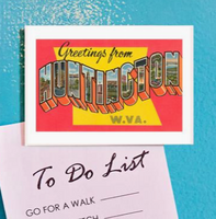 Red Greetings From Huntington, West Virginia Magnet