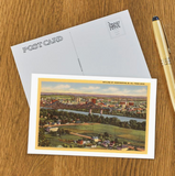 Vintage Style Postcard - Huntington Skyline