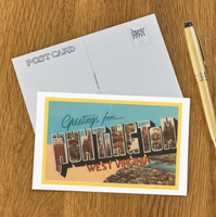 Vintage Style Postcard - Greetings From Huntington