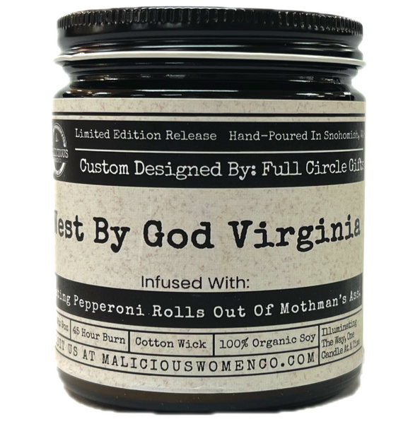 West By God Virginia Candle