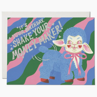 Lamb Money Maker Birthday Card