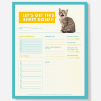 Kitten Get Sheet Done To-Do Pad
