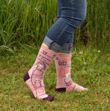 Blue Q Women's Crew Socks - Go away I'm Introverting