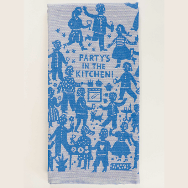 Woven Dish Towel - Party In The Kitchen