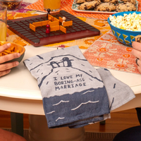 Woven Dish Towel - Boring Ass Marriage