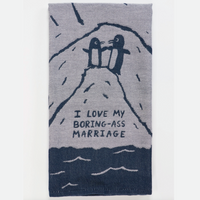 Woven Dish Towel - Boring Ass Marriage