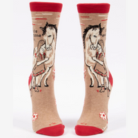 Blue Q Women's Crew Socks - I Hate Everyone Too