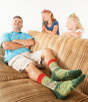 Blue Q Men's Crew Socks - Dad Joke