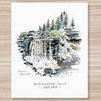 Rosalie Haizlett  Print - Blackwater Falls