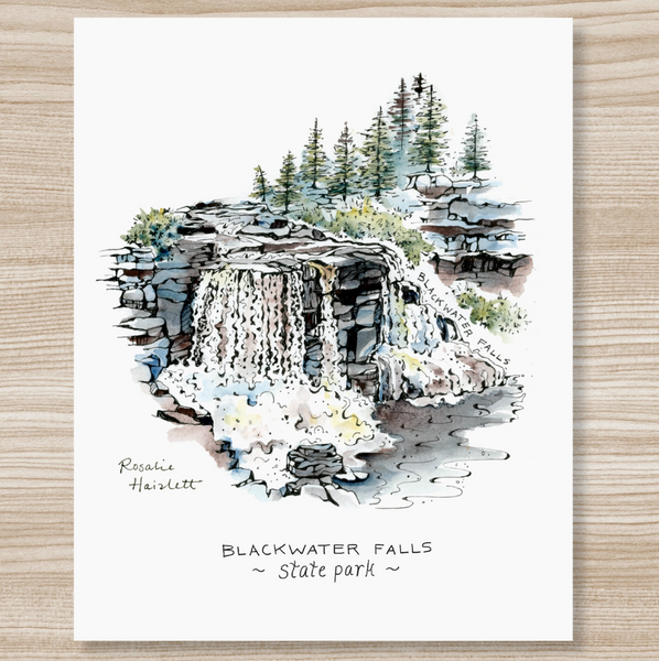 Rosalie Haizlett  Print - Blackwater Falls