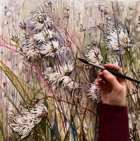 Rosalie Haizlett  Print - Field Of Cottongrass