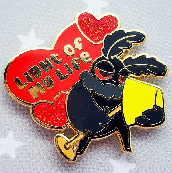 Light Of My Life Mothman Enamel Pin
