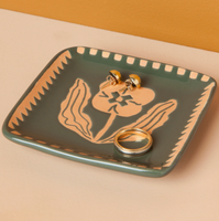 Ceramic Trinket Tray - Teppi Imprint