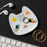 Ceramic Trinket Tray - Meow Meow Cat